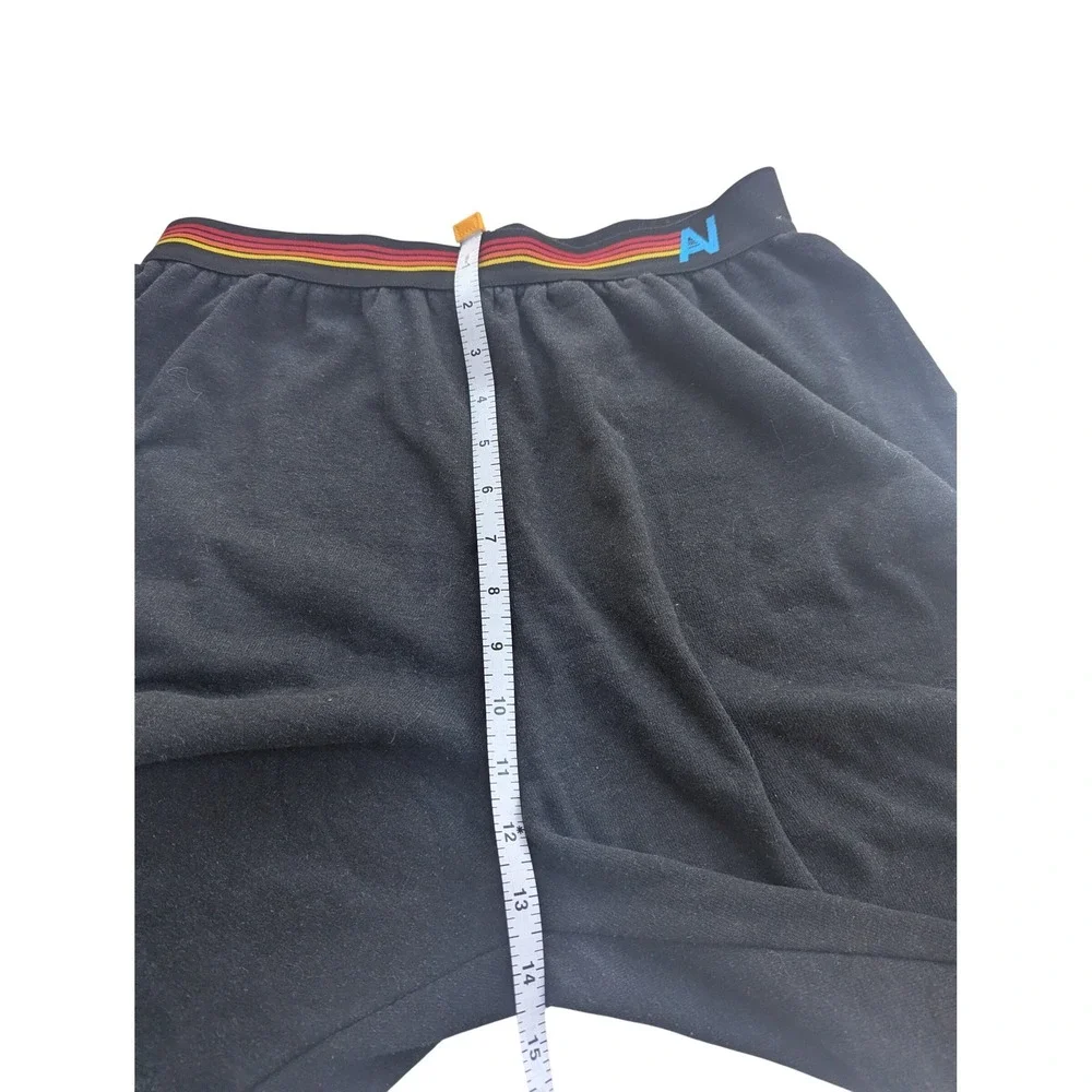 Aviator Nation Black Rainbow Striped Waistband Sweatpants Joggers XL USA Made - Picture 8 of 11